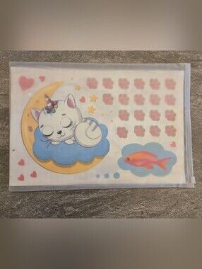 Wall Decor | Glow In The Dark Stars For Kids Room Glowing Cats Cartoon ...